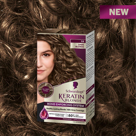 Schwarzkopf Keratin Blonde 7.0 disposable gloves