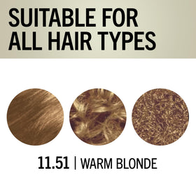 Schwarzkopf Keratin Blonde application process on hair