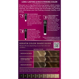 Schwarzkopf Keratin Color 6.0 Delicate Praline hair dye application process
