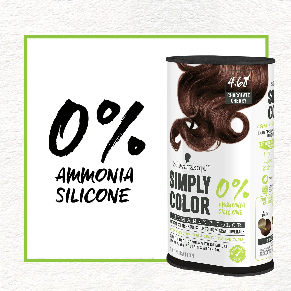 Schwarzkopf Simply Color 4.68 Chocolate Cherry hair dye application process