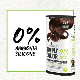Schwarzkopf Simply Color 4.68 Chocolate Cherry hair dye application process