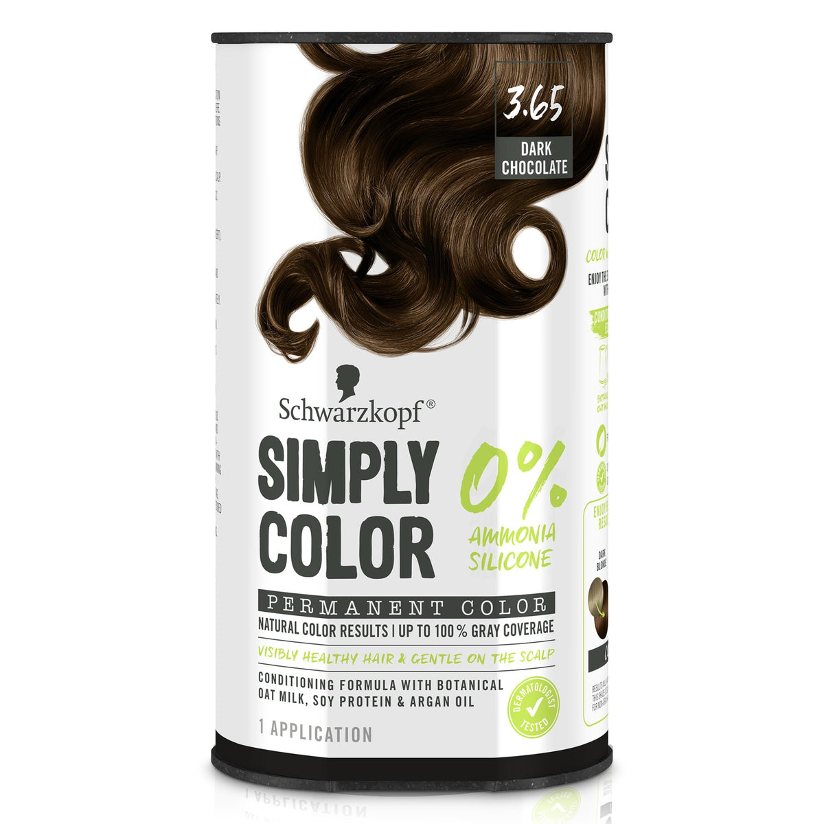 Schwarzkopf Simply Color Dark Chocolate Hair Dye box front view