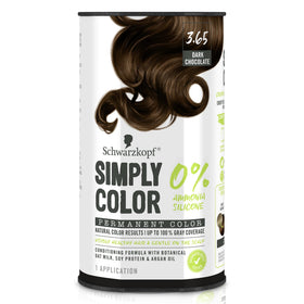 Schwarzkopf Simply Color Dark Chocolate Hair Dye box front view