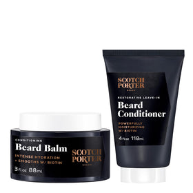 Scotch Porter Conditioning Beard Balm front view with packaging