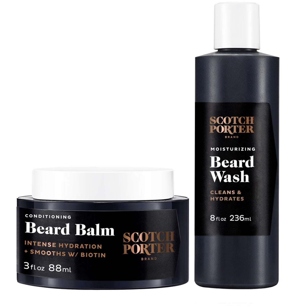 Scotch Porter Conditioning Beard Balm front view with packaging
