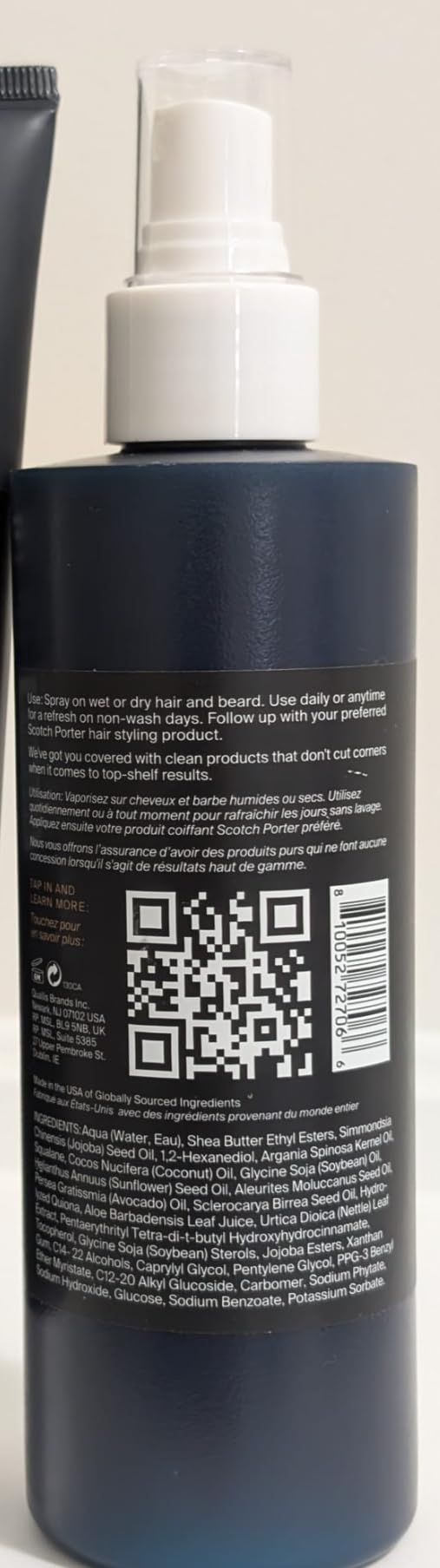 Scotch Porter Daily Hydration Conditioner Spray with natural ingredients
