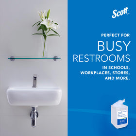 Scott Professional foam hand soap dispenser with refill installed