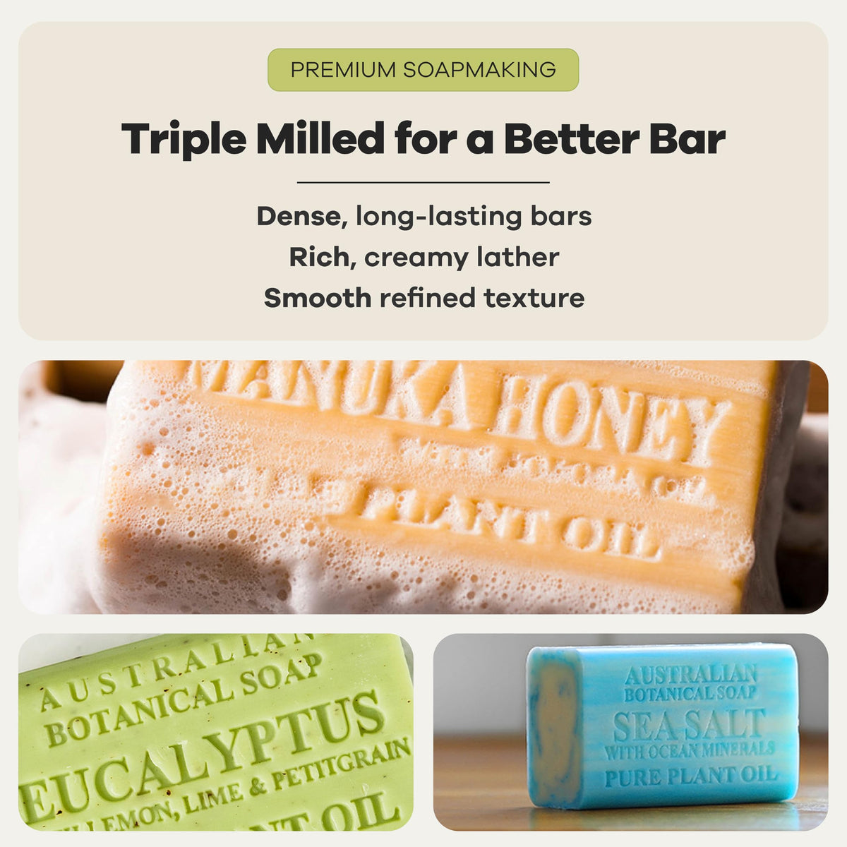 Sea Salt with Ocean Minerals soap bar from Australian Botanical Soap