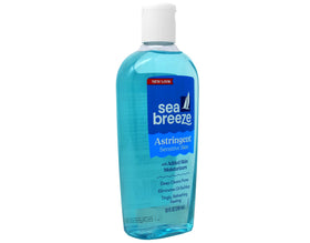 Seabreeze Fresh-Clean Astringent bottle in skin care routine