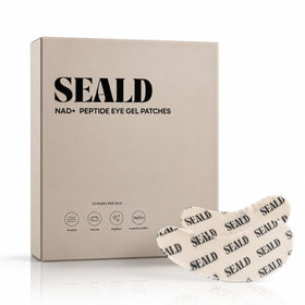 SEALD NAD+ Peptide Eye Gel Patches front view with packaging