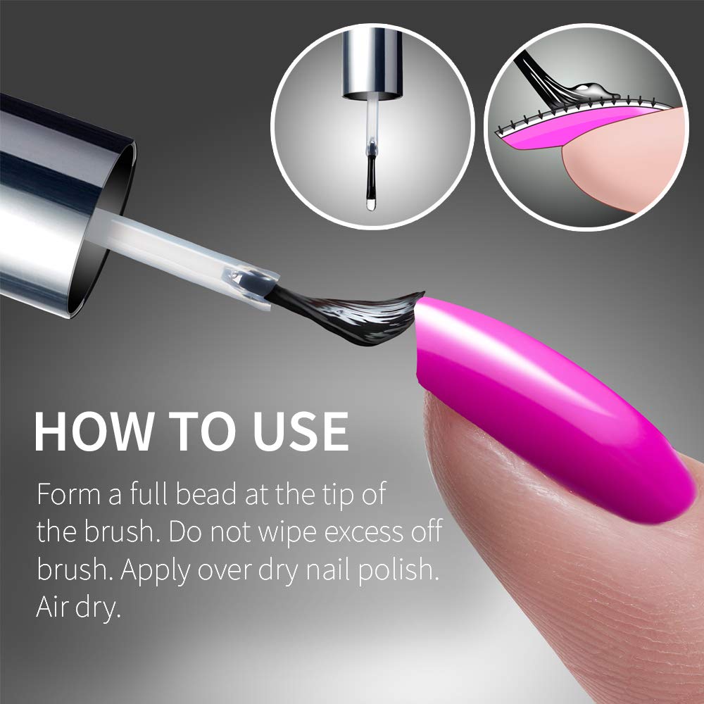 Seche Vive Instant Gel Effect Top Coat Nail Polish 2-pack display