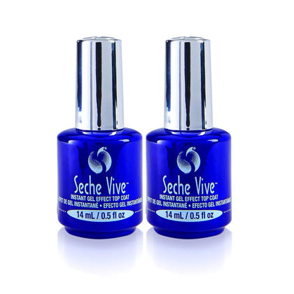 Seche Vive Instant Gel Effect Top Coat Nail Polish front view