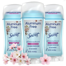 Secret Aluminum Free Deodorant Cherry Blossom front view