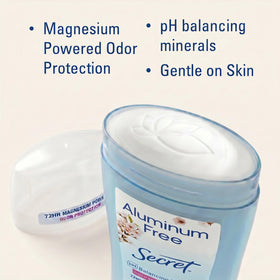 Secret Aluminum Free Deodorant Cherry Blossom packaging