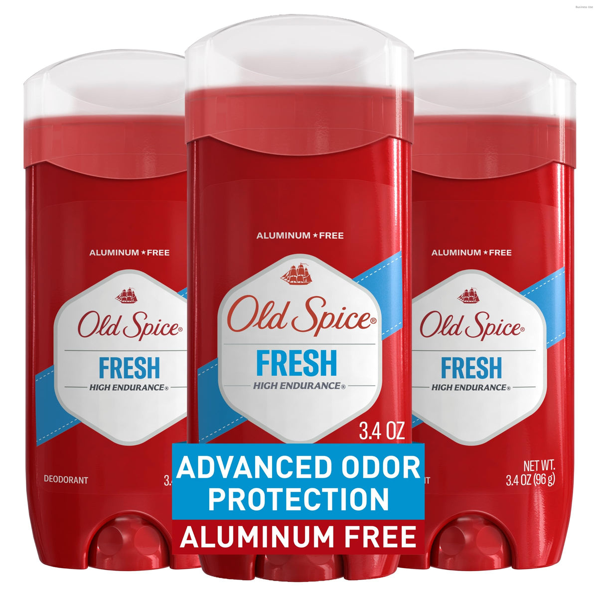 Secret Aluminum Free Deodorant for Men, High Endurance, Fresh Scent, front view