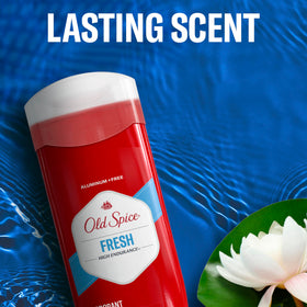Secret Aluminum Free Deodorant for Men with floral notes illustration