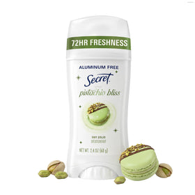 Secret Aluminum Free Deodorant Pistachio Bliss 2.4 oz front view
