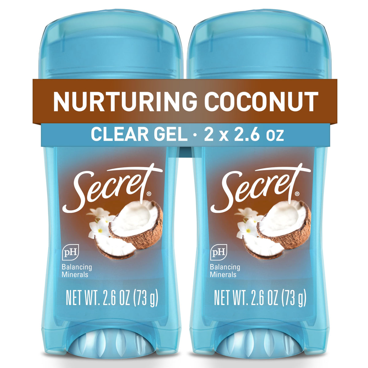 Secret Antiperspirant Deodorant for Women 72HR clear gel front view