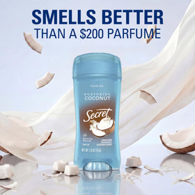 Secret Antiperspirant Deodorant for Women 72HR coconut scent