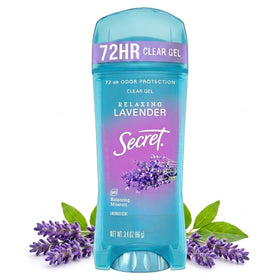 Secret Antiperspirant Deodorant for Women 72HR Lavender front view