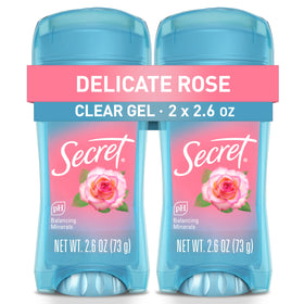 Secret Antiperspirant Deodorant for Women clear gel front view