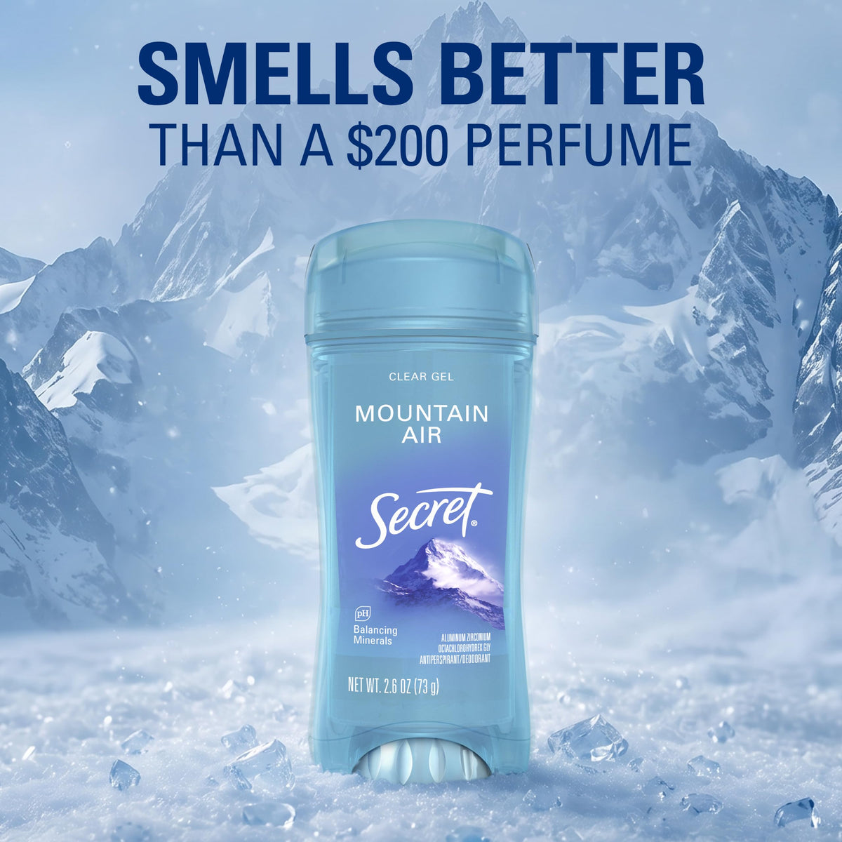 Secret Antiperspirant Deodorant ingredients list