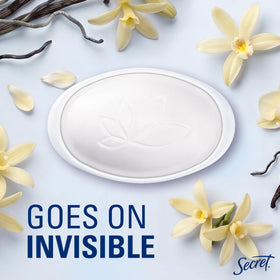 Secret Antiperspirant Deodorant packaging with ingredients listed
