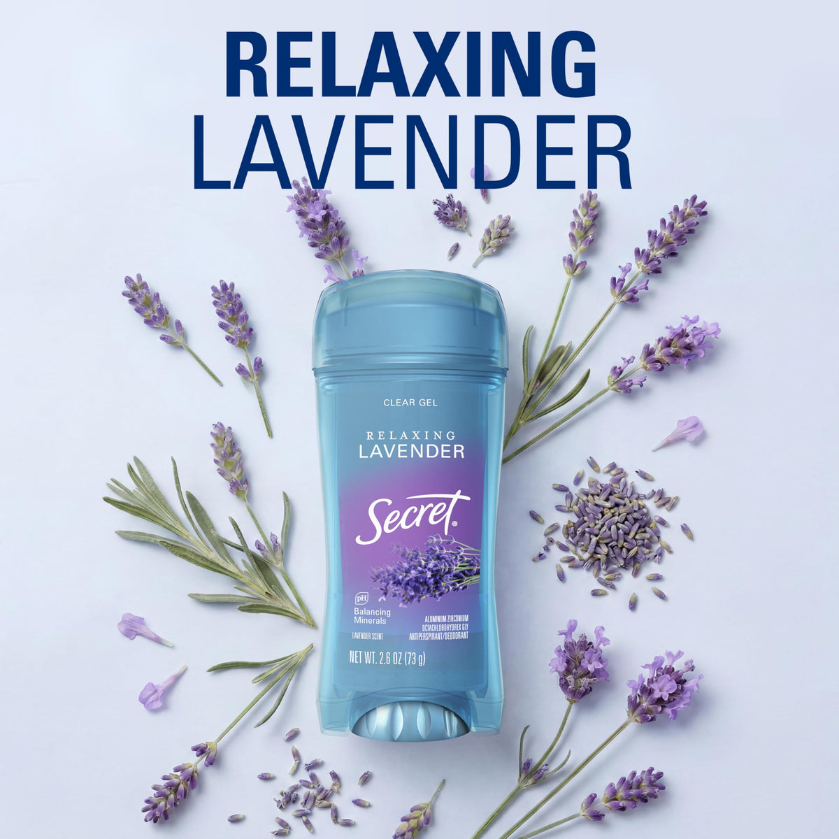 Secret Antiperspirant Deodorant relaxing lavender scent