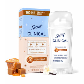 Secret Clinical Strength Antiperspirant Deodorant 100HR Cozy Caramel front view