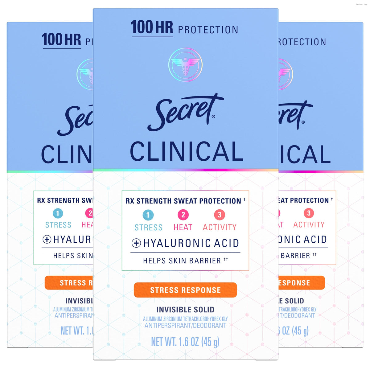 Secret Clinical Strength Antiperspirant Deodorant 100HR front view