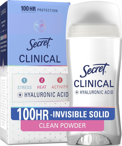 Secret Clinical Strength Antiperspirant Deodorant 100HR front view