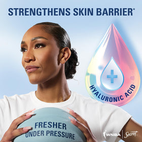Secret Clinical Strength Antiperspirant Deodorant application process