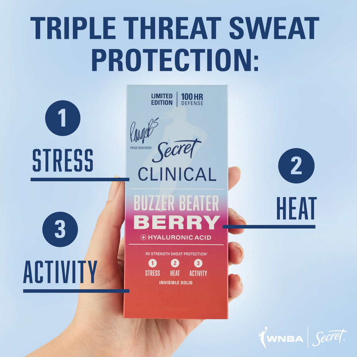 Secret Clinical Strength Antiperspirant Deodorant packaging