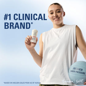 Secret Clinical Strength Antiperspirant Deodorant with hyaluronic acid