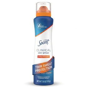 Secret Clinical Strength Dry Spray Antiperspirant Deodorant front view