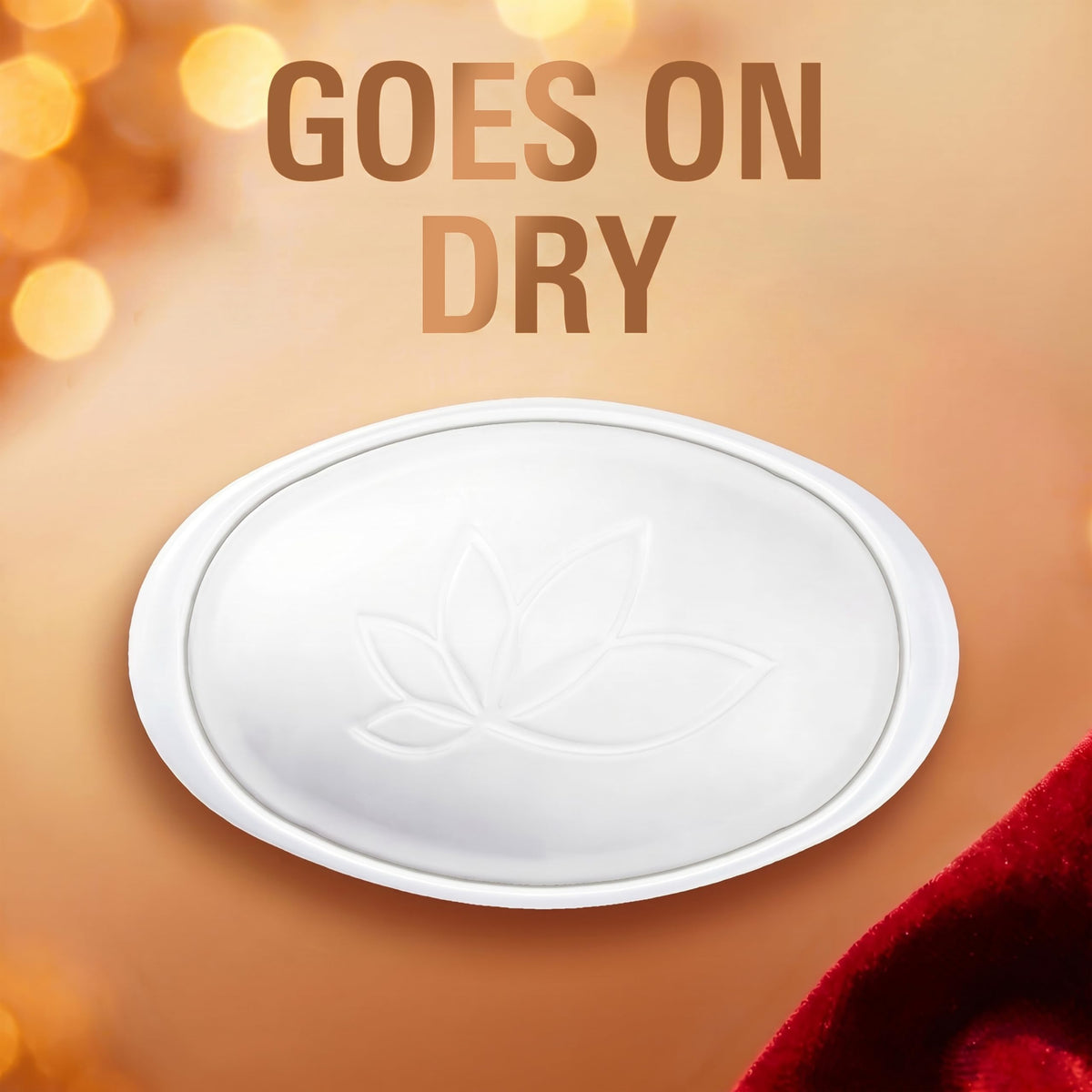 Secret Deodorant showing Cozy Caramel scent description