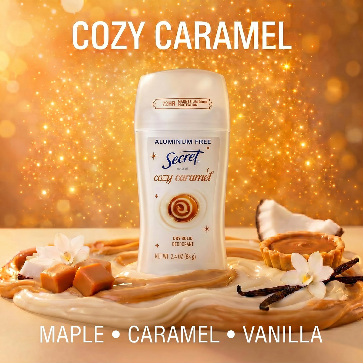Secret Deodorant with natural ingredients