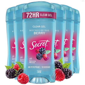 Secret Fresh Antiperspirant Deodorant 72-HR clear gel front view
