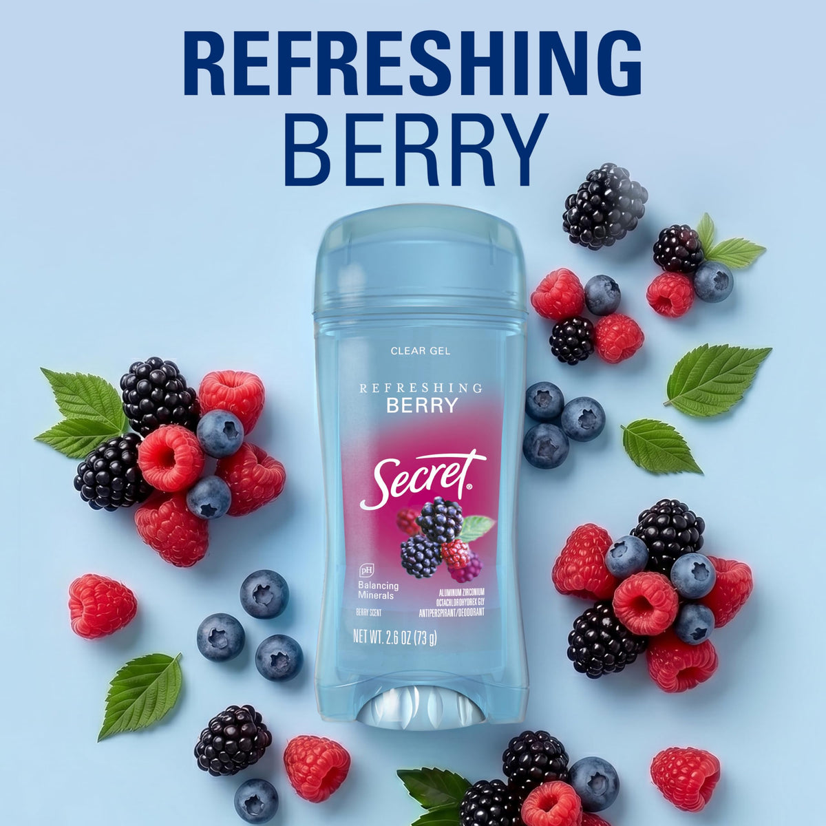 Secret Fresh Antiperspirant Deodorant 72-HR lifestyle use