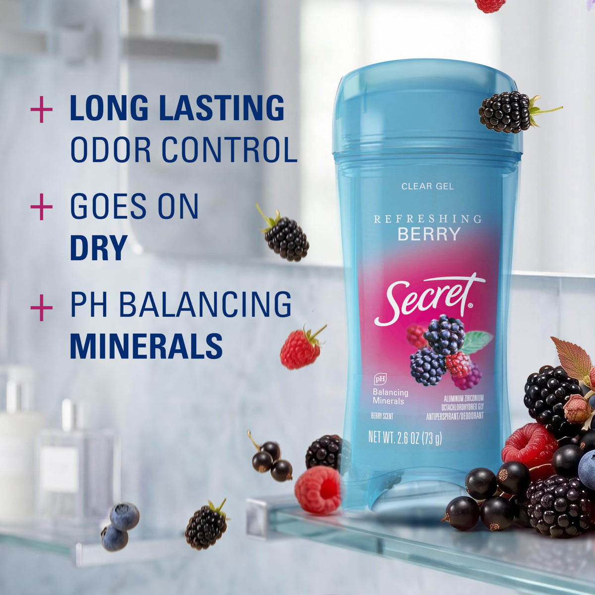 Secret Fresh Antiperspirant Deodorant 72-HR packaging