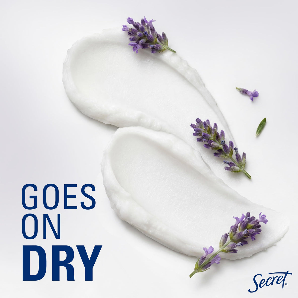 Secret Fresh Antiperspirant Deodorant in lavender field setting