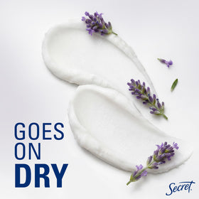 Secret Fresh Antiperspirant Deodorant in lavender field setting