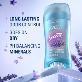 Secret Fresh Antiperspirant Deodorant packaging showcasing three-pack