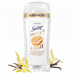 Secret Holiday Aluminum Free Deodorant front view, 2.4 oz