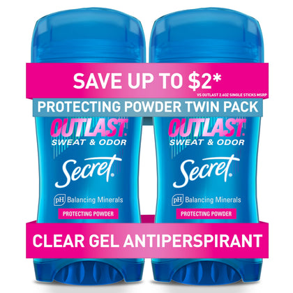 Secret Outlast Antiperspirant Deodorant for Women 72-HR Protection front view