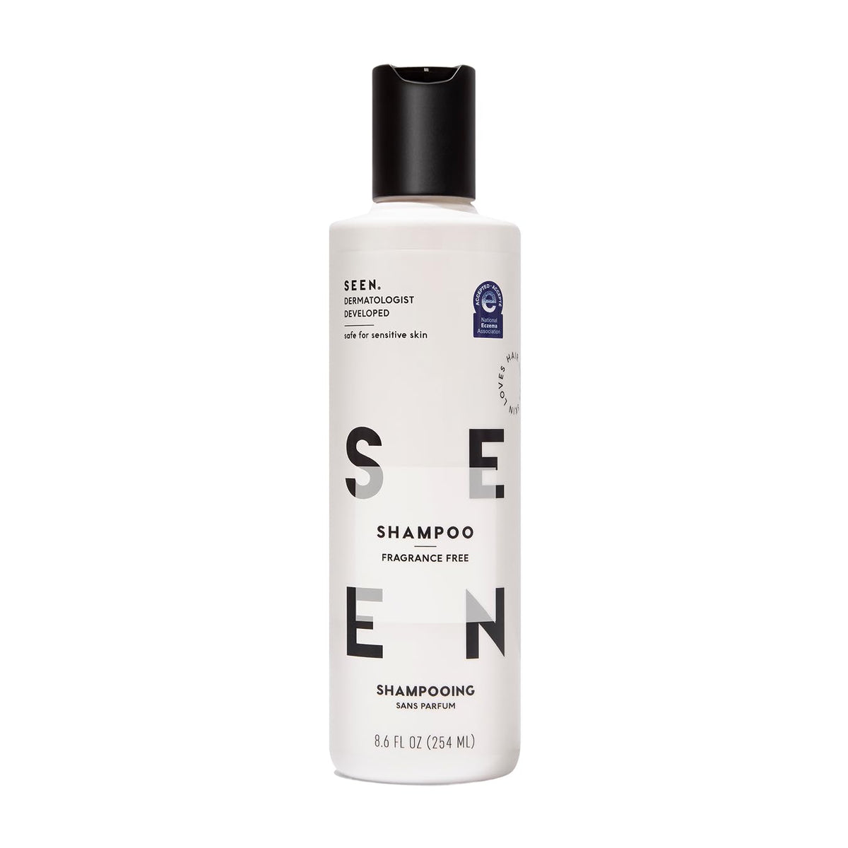 SEEN Fragrance Free Shampoo 300g front view
