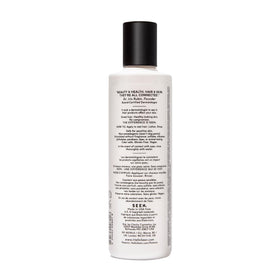SEEN Shampoo bottle back view with ingredient list