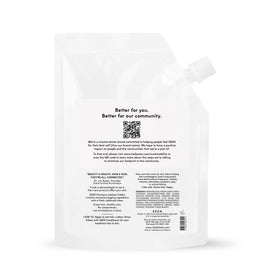 SEEN Shampoo Eco-Refill back view with ingredients list