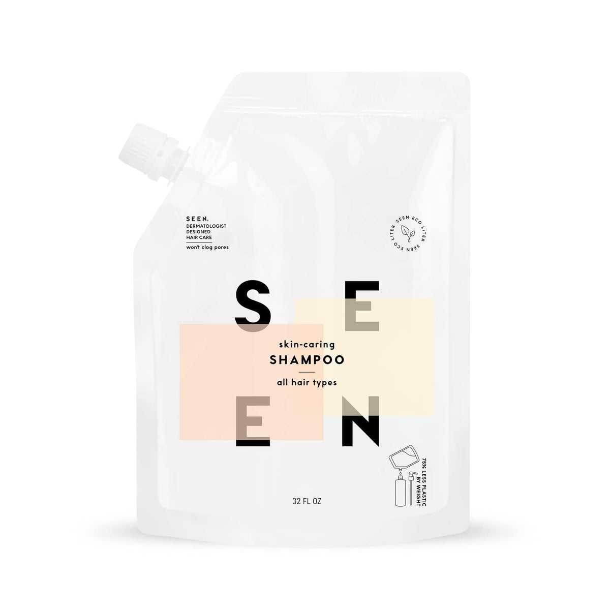 SEEN Shampoo Eco-Refill Scented 998g front view