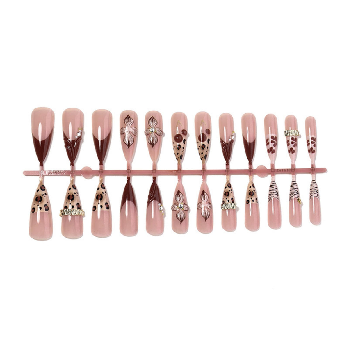 SEENEEY Almond Press on Nails showing natural fit